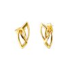 18ct Gold Leaf Earrings CHP034ER