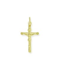 9ct-Gold Scroll-Crucifix Cross CX0042
