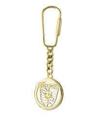 9ct-gold Porsche-emblem Key-Ring PEHCEG