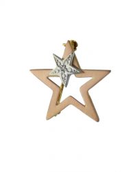 9ct-Gold Star Brooch-Pin VJBRO-008