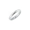9ct White-Gold D-Shape Wedding-Ring 4.0mm