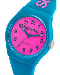 Superdry Teal watch SYG164AUP