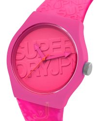 Superdry Pink-Strap Watch SYL169P
