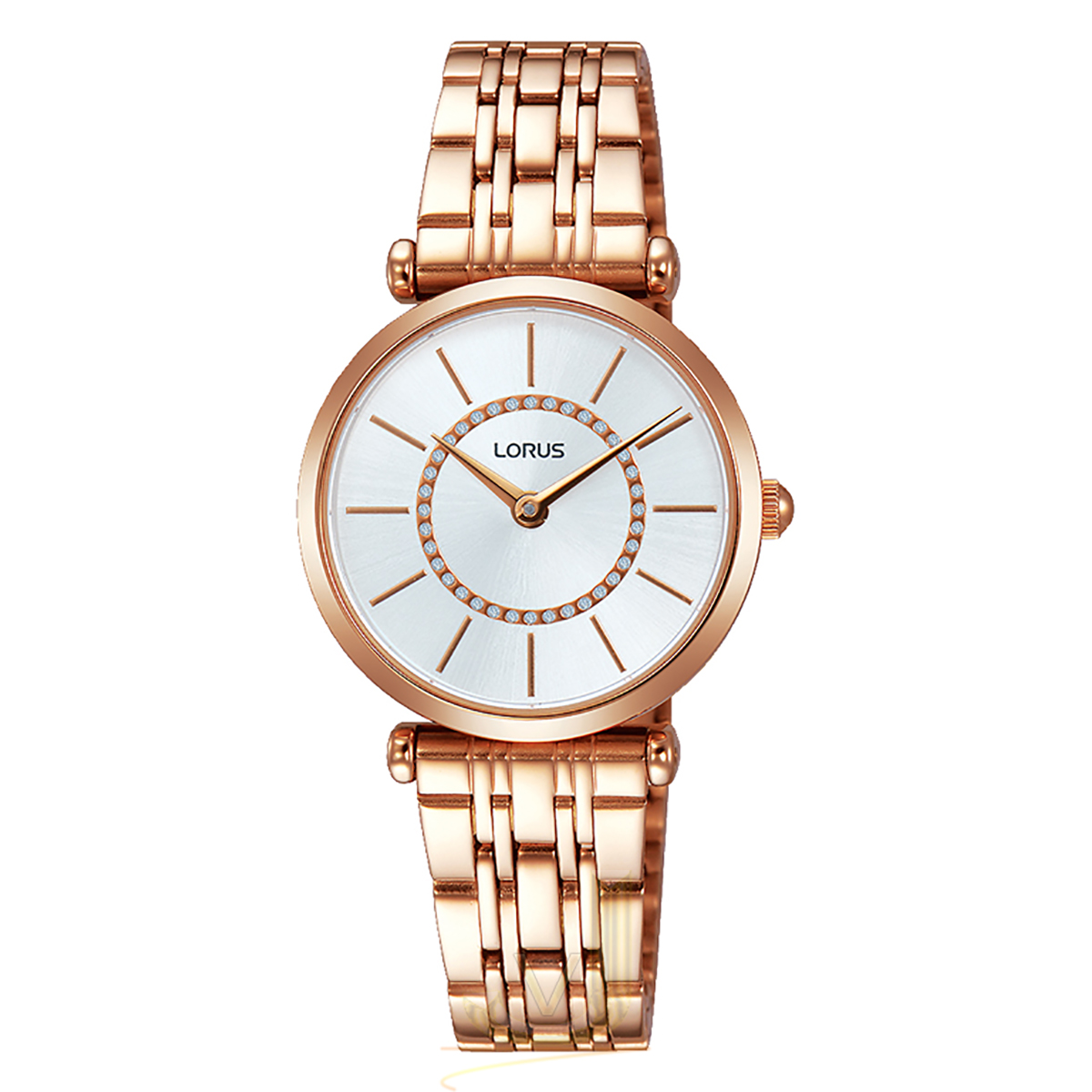 lorus rose gold watch