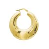 18ct Gold Creoles Earrings ER001ABC18ct
