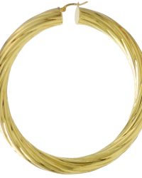 9ct Gold Large Creoles ER0446