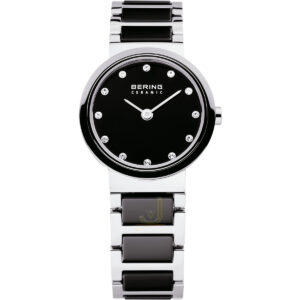 Bering 25mm Black Ceramic Ladies Watch