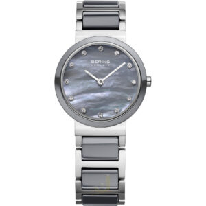 Bering 29mm Grey Ceramic Ladies Watch