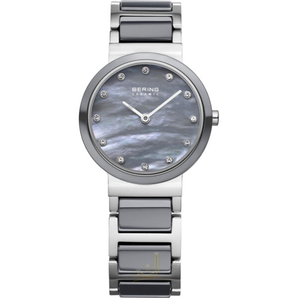 Bering Grey-Ceramic Ladies-Watch 10725-789