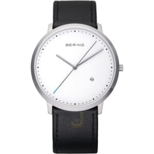 Bering Classic Leather Strap Gents Watch