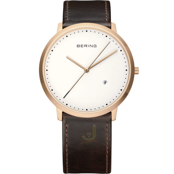 Bering Classic IP Rose Gold Gents Watch