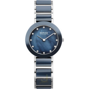 Bering 29mm Blue Ceramic Ladies Watch