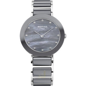 Bering Grey Mother of Pearl Dial Ladies Watch