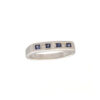 18ct-Gold Diamond/Sapphire Eternity-Ring 175018abc