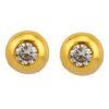 18ct Diamond Button-Studs VJ2290