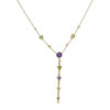 Diamond/Peridot/Amethyst Necklace 2N81-18DMU