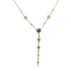 Diamond/Peridot/Amethyst Necklace 2N81-18DMU