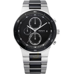 Bering Ceramic Chronograph Sapphire Glass Gents Watch