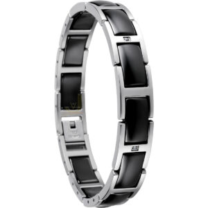 Bering Black Ceramic Link Bracelet