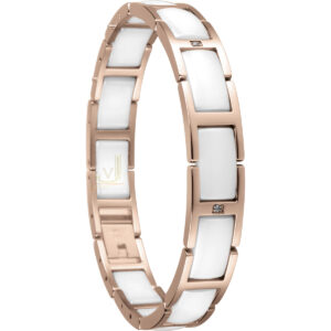 Bering Ceramic Rose Gold PVD Link Bracelet