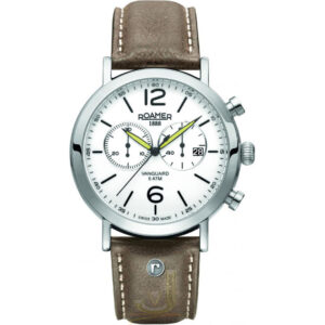 Roamer Vanguard Leather Strap Watch