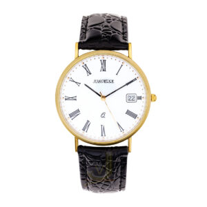 Jean Pierre Gold Roman Numeral Gents Watch