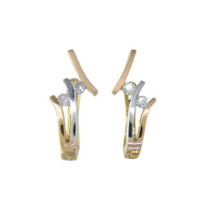 18ct-Gold Diamonds Earrings ABC2730