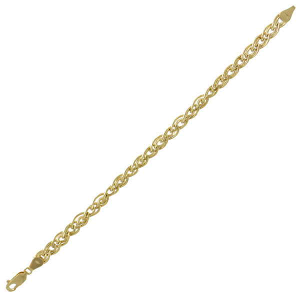 18ct-Gold curb Bracelet ABCH18BR02