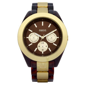 Oasis Sporty Tortoiseshell Ladies Watch