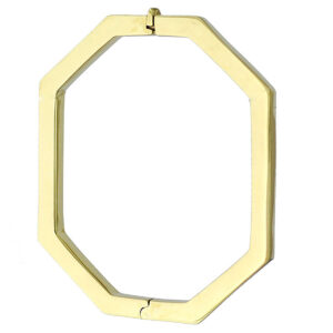 Gold Fancy Octagon Bangle