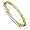 9ct-Gold Diamond Bangle BNV002