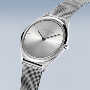 Bering Ultra Slim Silver Dial and Bracelet Watch