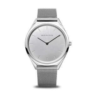 Bering Ultra Slim Silver Dial and Bracelet Watch