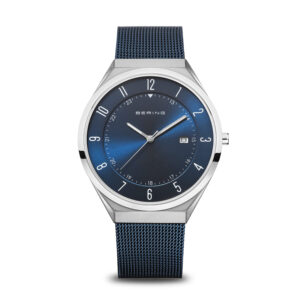 Bering Ultra Slim Blue Dial and Bracelet Watch