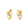 18ct-Gold Leaf Earrings CHP034ER