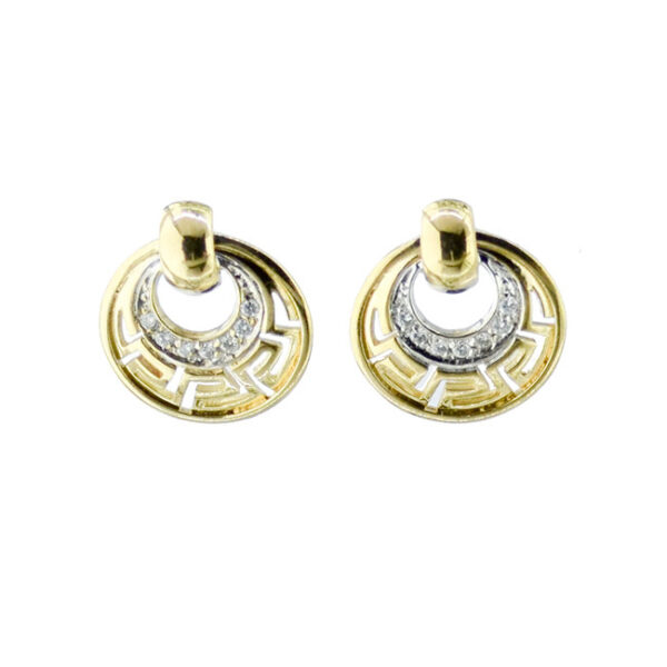 Greek-Design Diamonds Earrings CHP070ER