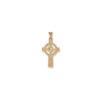 9ct-Gold Engraved-Celtic Cross CX0023