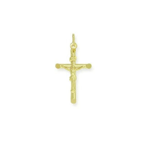 9ct-Gold Scroll-Crucifix Cross CX0042