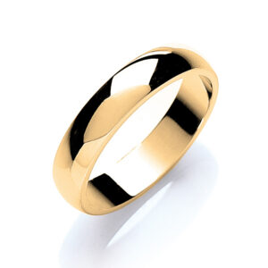 Yellow Gold 4mm Wedding Ring