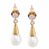 Diamonds Freshwater-Pearl Studs D067