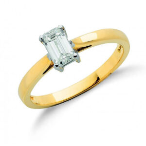 Emerald Cut Diamond Ring