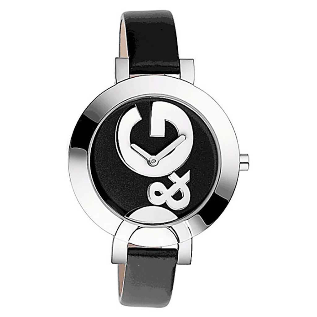 DandG HOOP LA Black Dial Ladies Watch DW0520