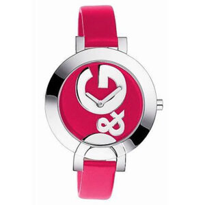 DandG HOOP LA Fuchsia Dial Ladies Watch