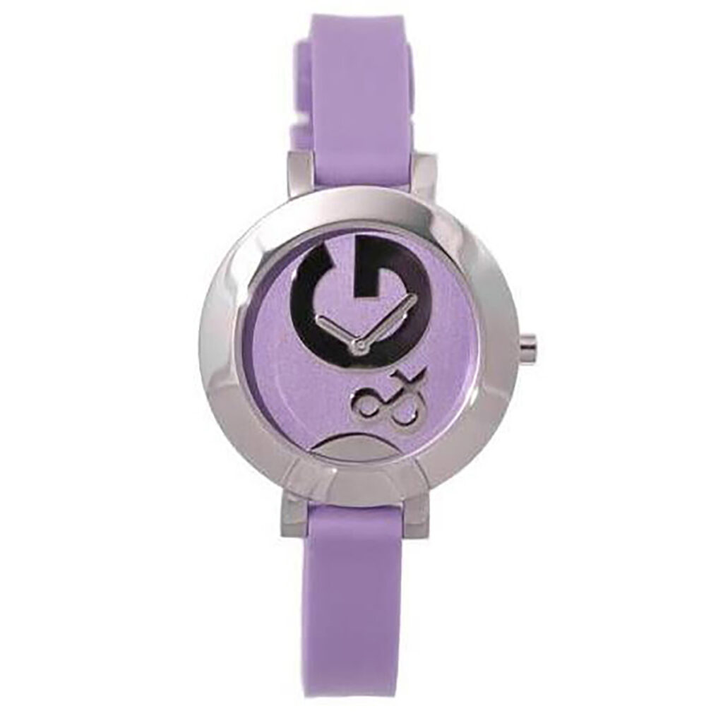 DandG HOOP LA Lilac Dial Ladies Watch DW0668