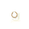 9ct-Gold Twisted-Hoop Earrings ER0024