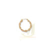 9ct-Gold Twisted-Hoop Earrings ER0025