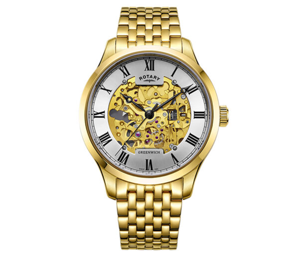 GB02941/03 Rotary Skeleton Watch