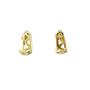 18ct Gold Wave Earrings