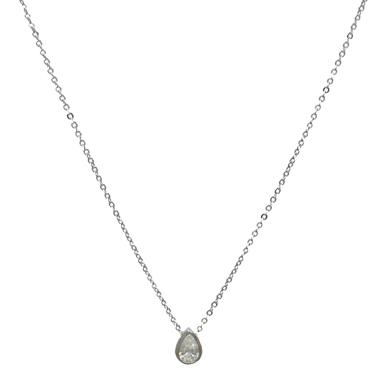 Pear Shape Diamond Pendant - Vinson Jewellers