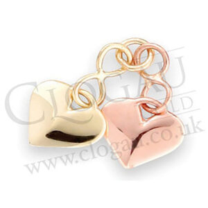 Clogau Gold Inner Double Heart Charm